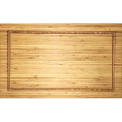 HST11800 Large Bamboo Cutting Board With Handle And Custom Imprint