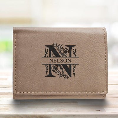 Personalized Men's Trifold Wallet