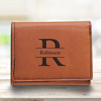 Personalized Men's Trifold Wallet