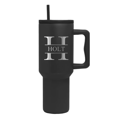Personalized 40oz Tumbler with Handle