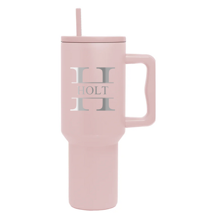 Personalized 40oz Tumbler with Handle