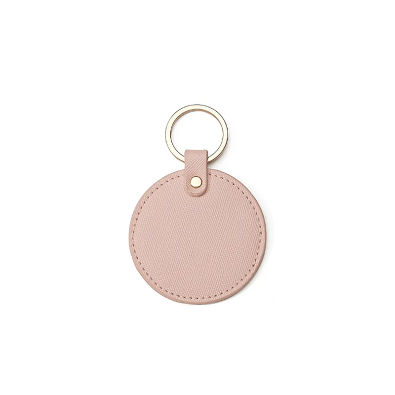 Personalized Circle Leather Bag Tags