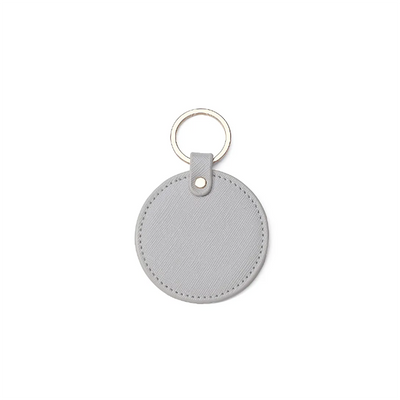Personalized Circle Leather Bag Tags