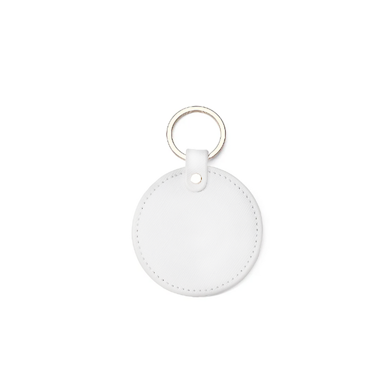 Personalized Circle Leather Bag Tags