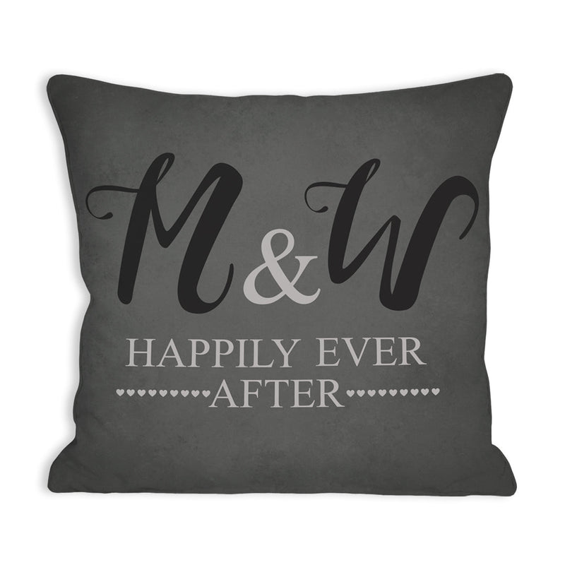 Personalized Happily Ever After 14.5 in. Throw Pillow Sham - - Gifts For You Now