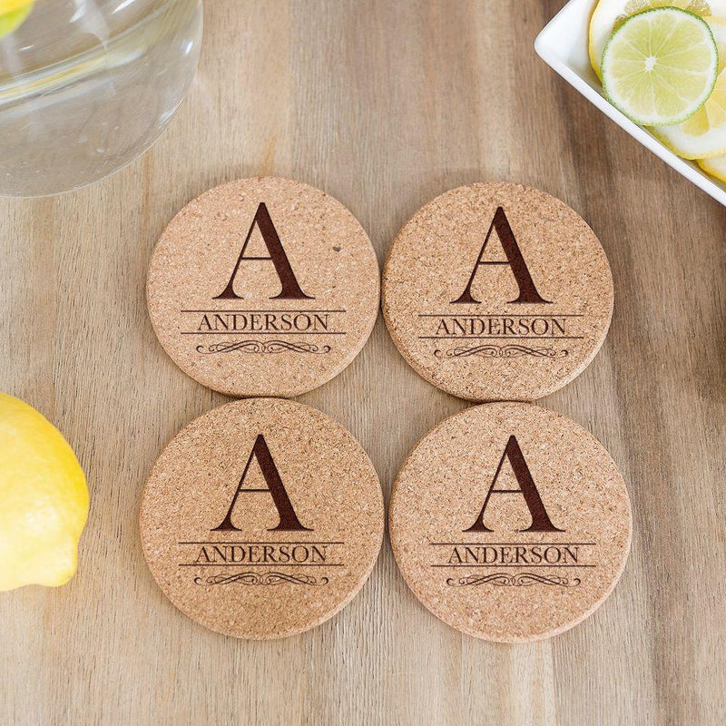 Personalized Cork Coasters