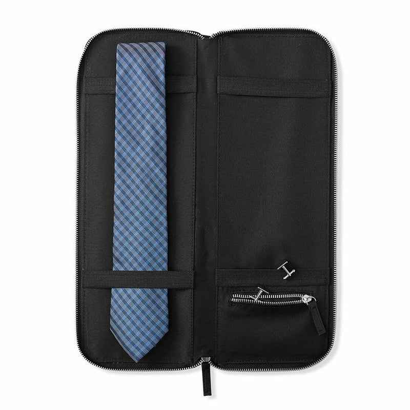 Personalized Initial Glen Plaid Tie Case - - Gifts For You Now