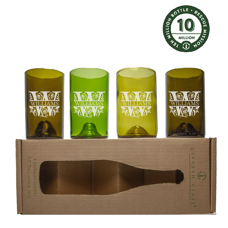 Set of 4 Mixed Color Gift Set - 16 oz