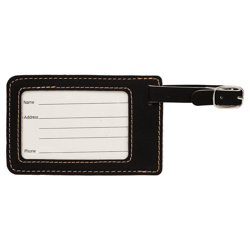 Personalized Vegan Leather Luggage Tags