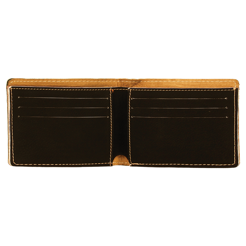 Personalized Bifold Leather Wallet