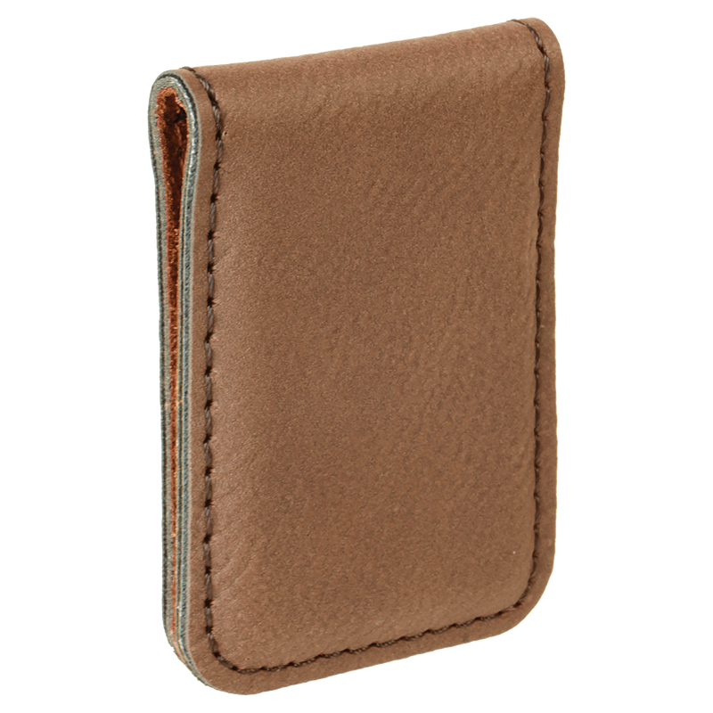 Personalized Leather Money Clip