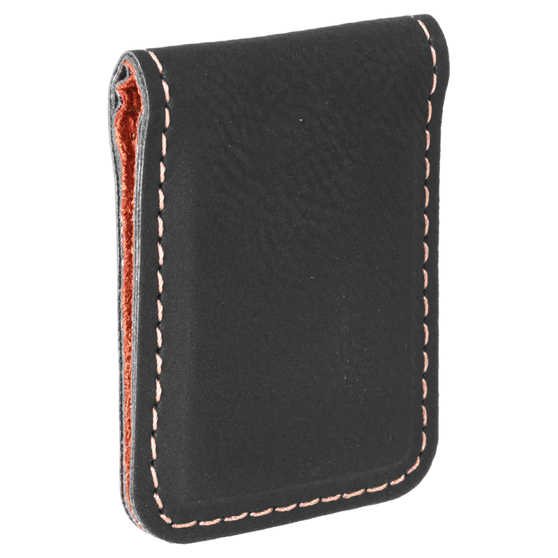 Personalized Leather Money Clip