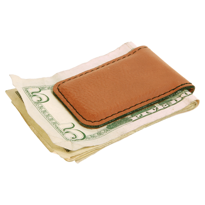 Personalized Leather Money Clip