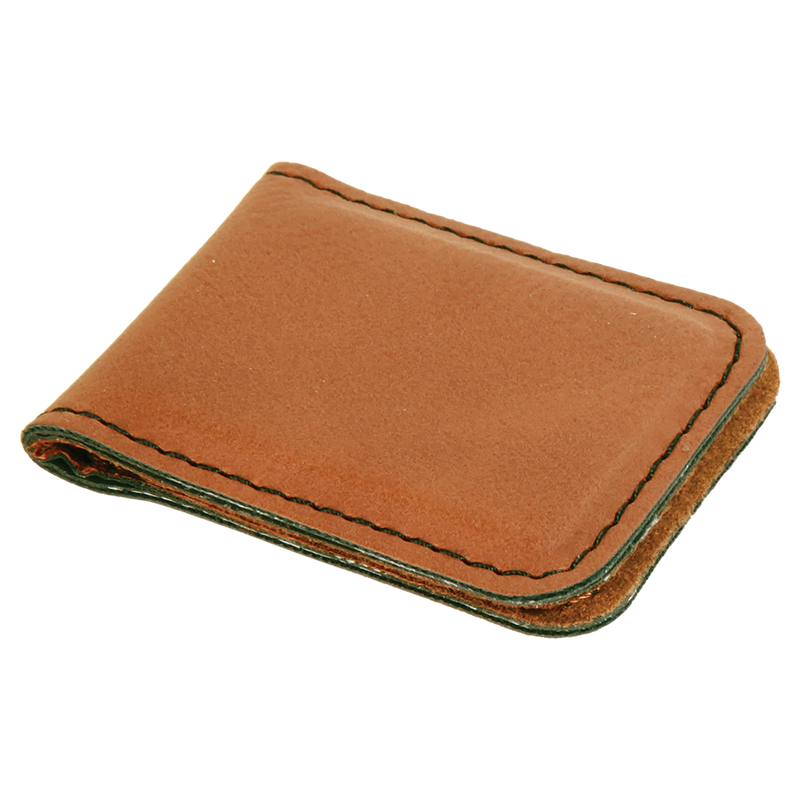 Personalized Leather Money Clip