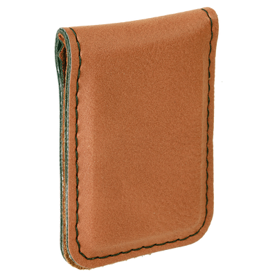Personalized Leather Money Clip