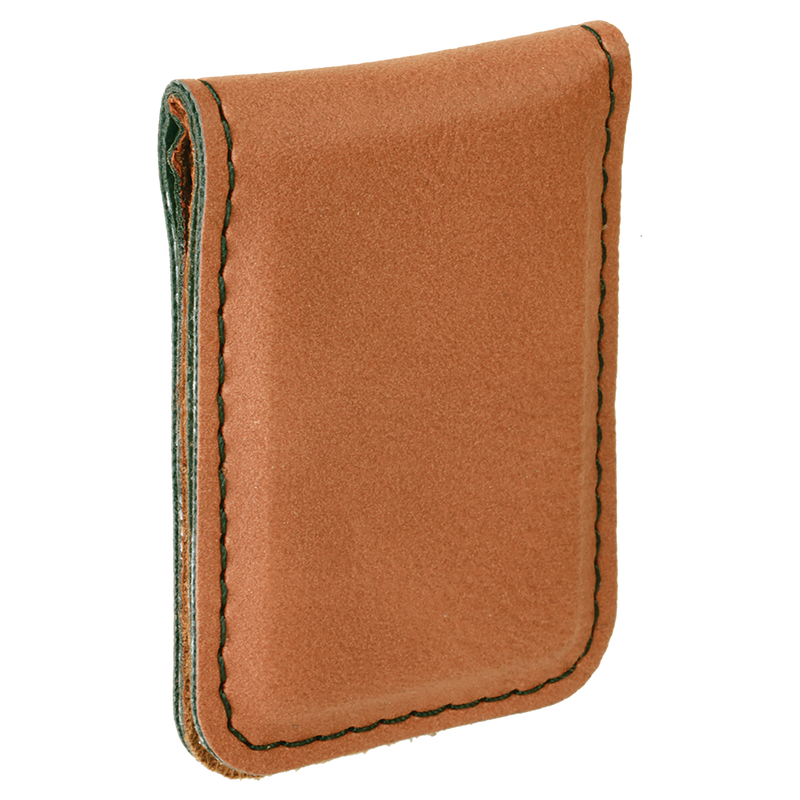 Personalized Leather Money Clip