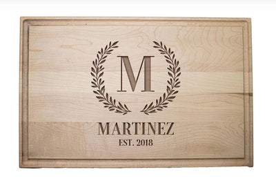 United Mortgage Corp - 11x17 Rectangle Cutting Board with Groove