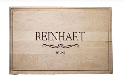 United Mortgage Corp - 11x17 Rectangle Cutting Board with Groove