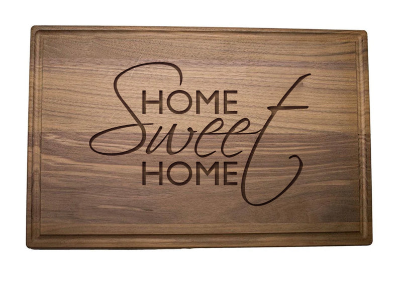 Personalized 11x17 Rectangle Cutting Board with Grooves