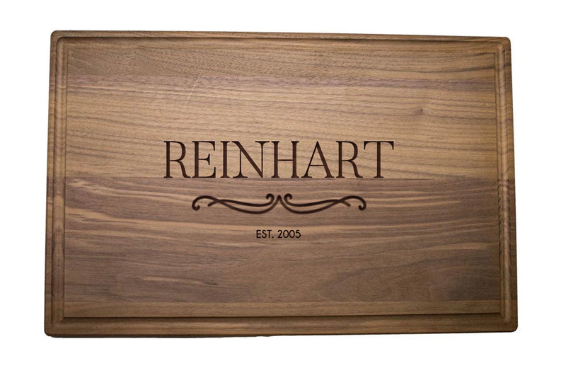 United Mortgage Corp - 11x17 Rectangle Cutting Board with Groove