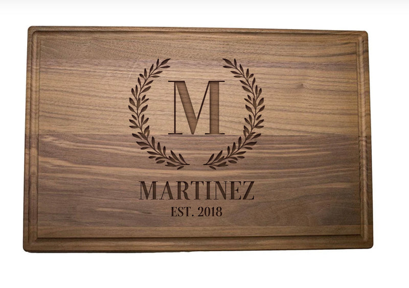 United Mortgage Corp - 11x17 Rectangle Cutting Board with Groove