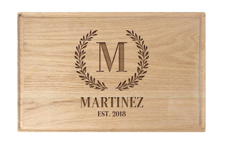United Mortgage Corp - 11x17 Rectangle Cutting Board with Groove
