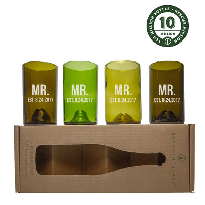 Set of 4 Mixed Color Gift Set - 16 oz