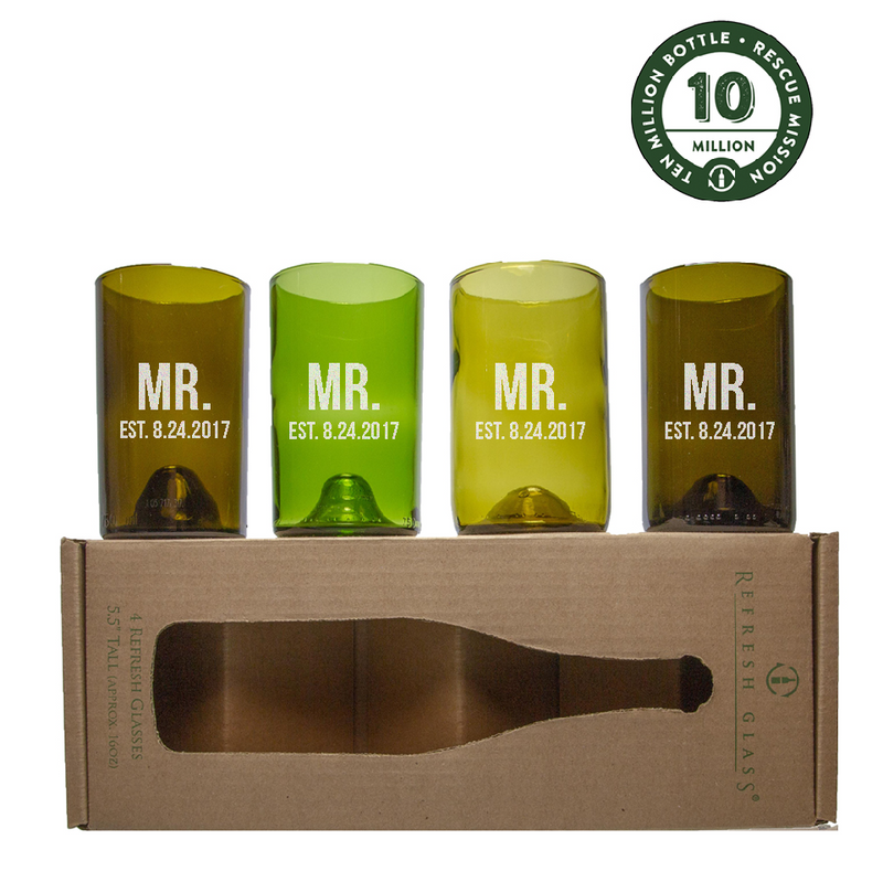 Set of 4 Mixed Color Gift Set - 16 oz