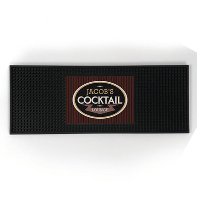 Personalized Cocktail Lounge Bar Mat - - Gifts For You Now