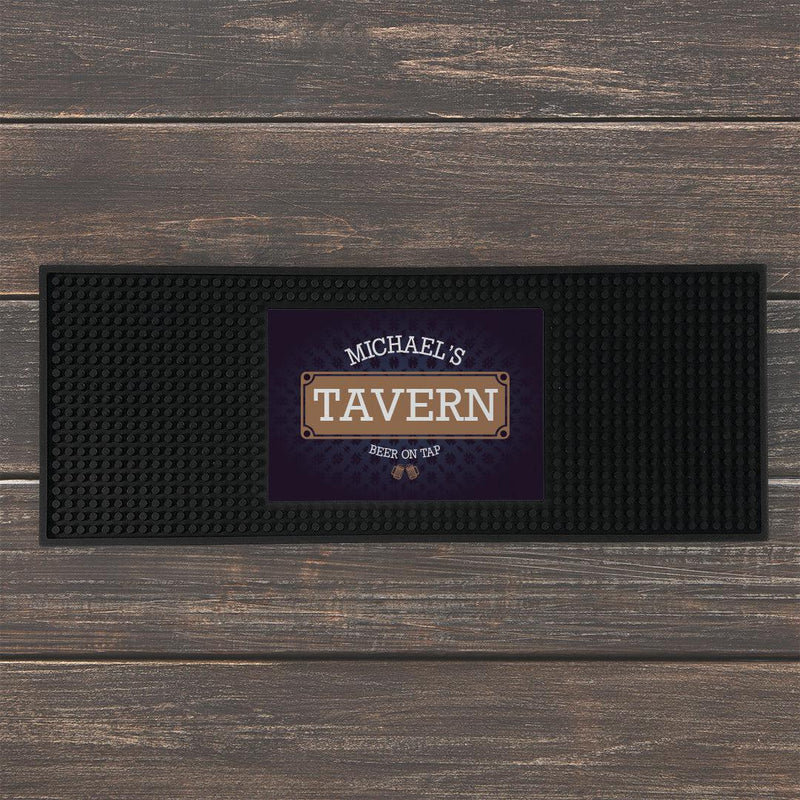Personalized Tavern Bar Mat - - Gifts For You Now