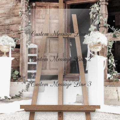 Personalized Any Message Acrylic-Sign - - Gifts For You Now