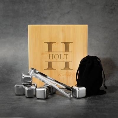 Personalized Whiskey Stones Set