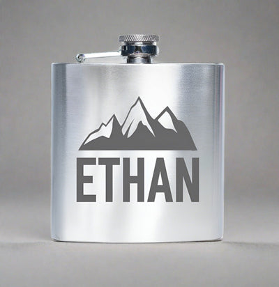 Custom Silver Flask