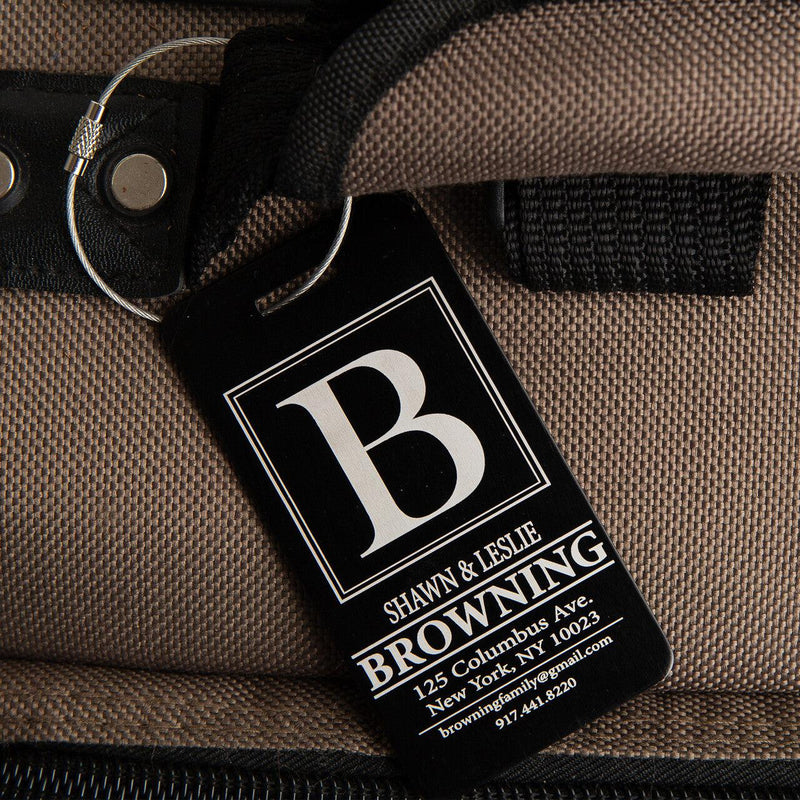 Personalized Aluminum Luggage Tags -  - Completeful