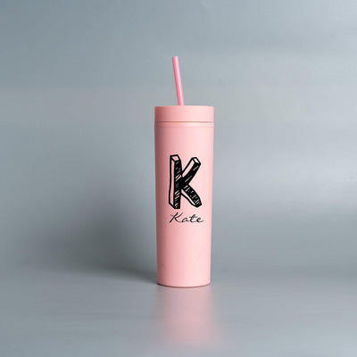 Personalized Skinny Tumbler 16oz (Copy) - - Completeful