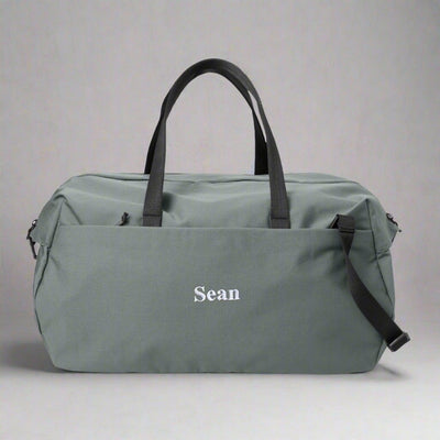 Personalized Modern Duffel Bag - Storm Grey -  - Completeful