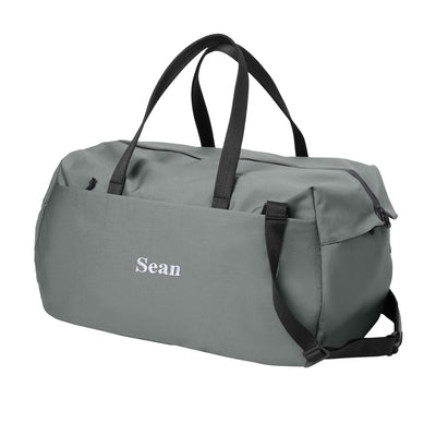 Personalized Modern Duffel Bag - Storm Grey -  - Completeful