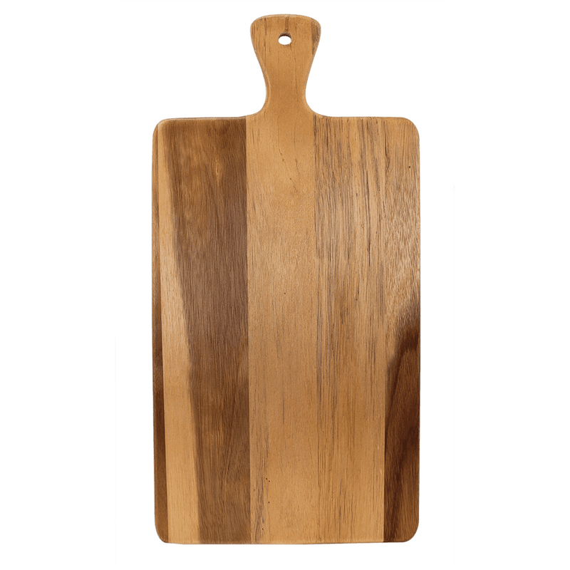 Personalized Acacia Wood/Slate Cutting Board - - Lazerworx