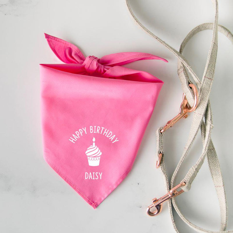 Personalized Dog Birthday Party Bandanas - - Wingpress Designs