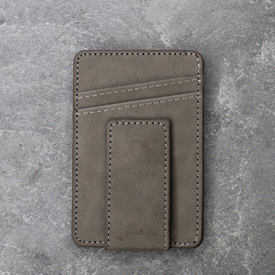 Personalized Leather Magnetic Money Clip