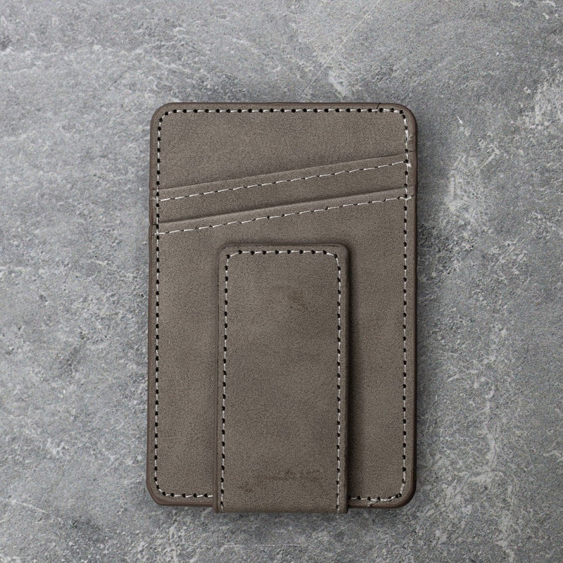 Personalized Leather Magnetic Money Clip