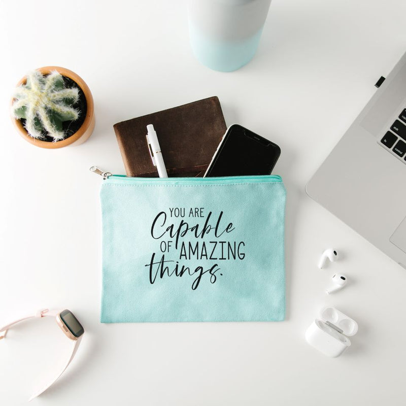Motivational Makeup Bag -  - Wingpress Designs