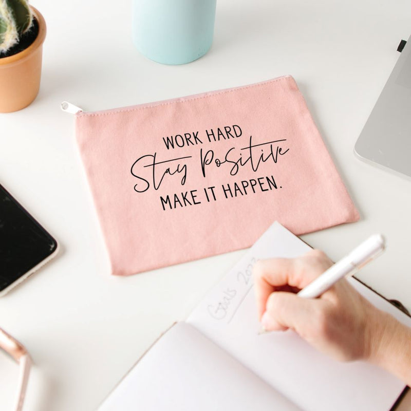 Motivational Makeup Bag -  - Wingpress Designs