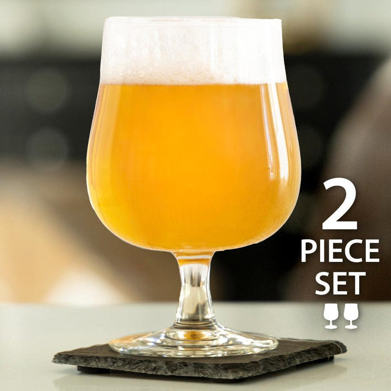 Personalized Stemmed Craft Beer Glasses - 2 - JDS