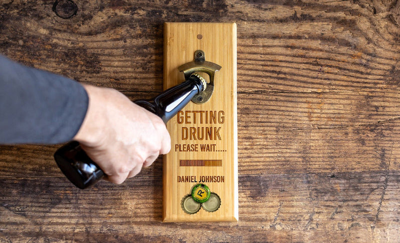 Personalized Magnetic Wall-Mounted Bottle Openers