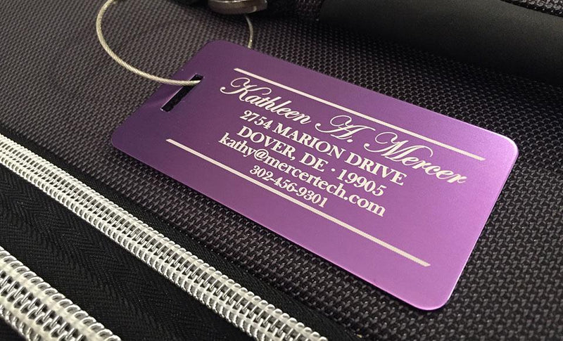American Pacific Mortgage - Personalized Aluminum Luggage Tags