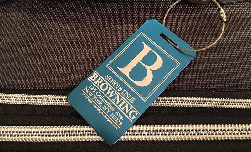 American Pacific Mortgage - Personalized Aluminum Luggage Tags