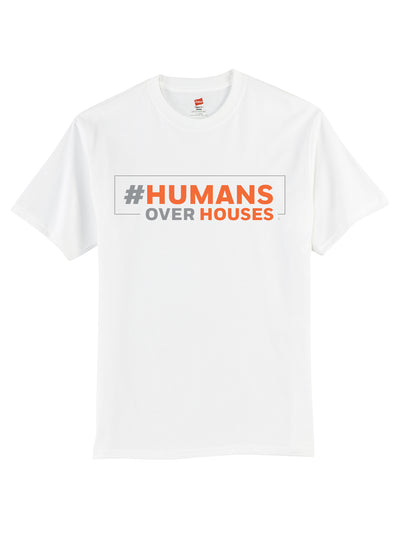 NextHome - #HumansOverHouses - Unisex T-Shirt White