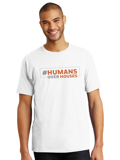 NextHome - #HumansOverHouses - Unisex T-Shirt White