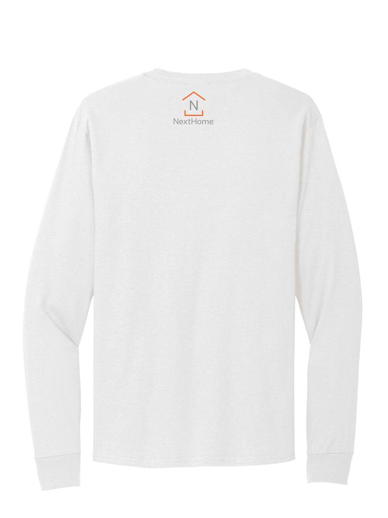 NextHome - "Dots" - Unisex Long Sleeve T-Shirt White